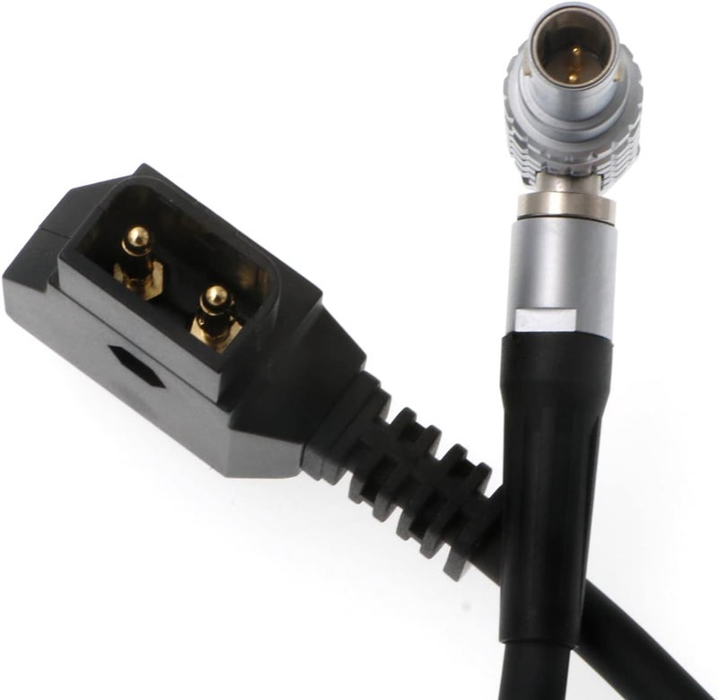 Uonecn for ARRI RED Camera Cable for Anton Bauer Right Angle 0B 2 pin Male to D-tap Power Cable for Teradek Bond - Image 2